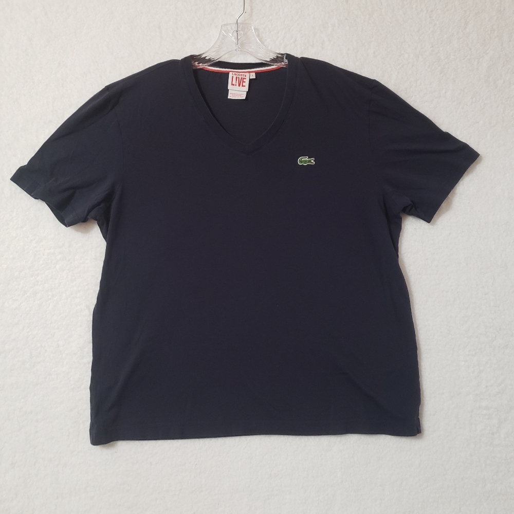 🚫SOLD🚫Lacoste live mens V-neck t shirt size 7 (XXL)